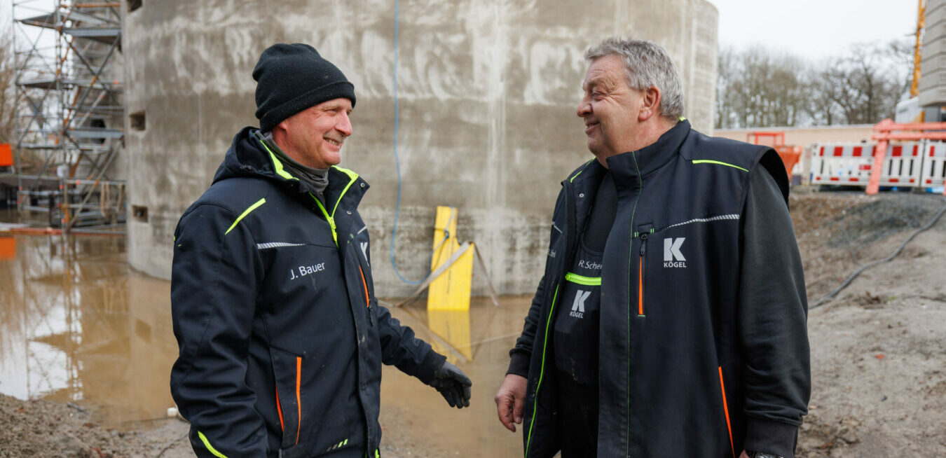 Unsere KÖGEL-Experten auf der Baustelle in Lohne.