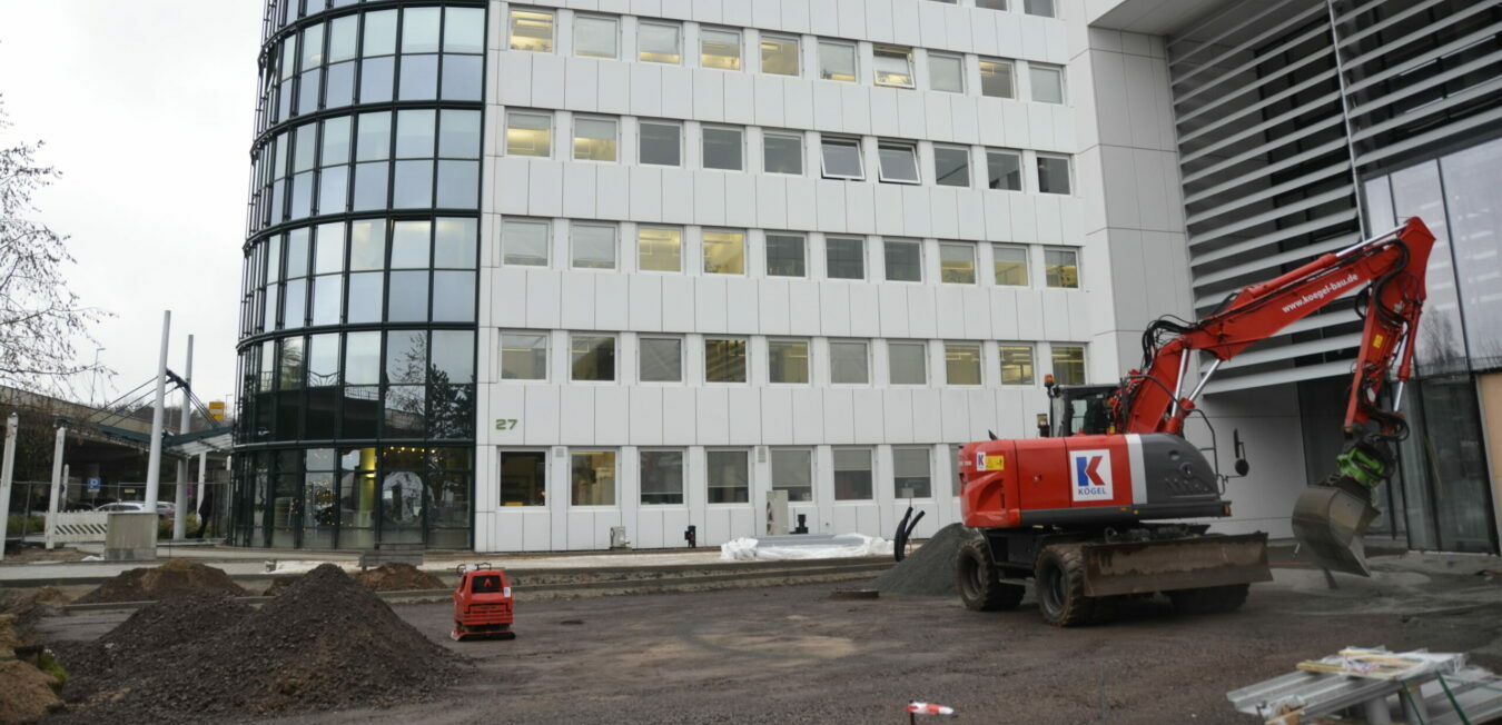 Baustelle Außenanlagen WAGO Communication Center